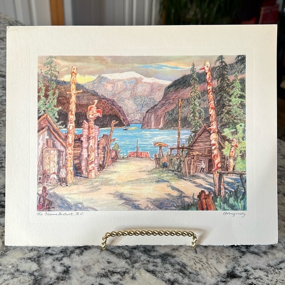 Nicholas Hornyansky Print - Totem Poles In The Skeena District - Picture 3 of 9